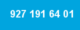 927 191 64 01 927 191 64 01